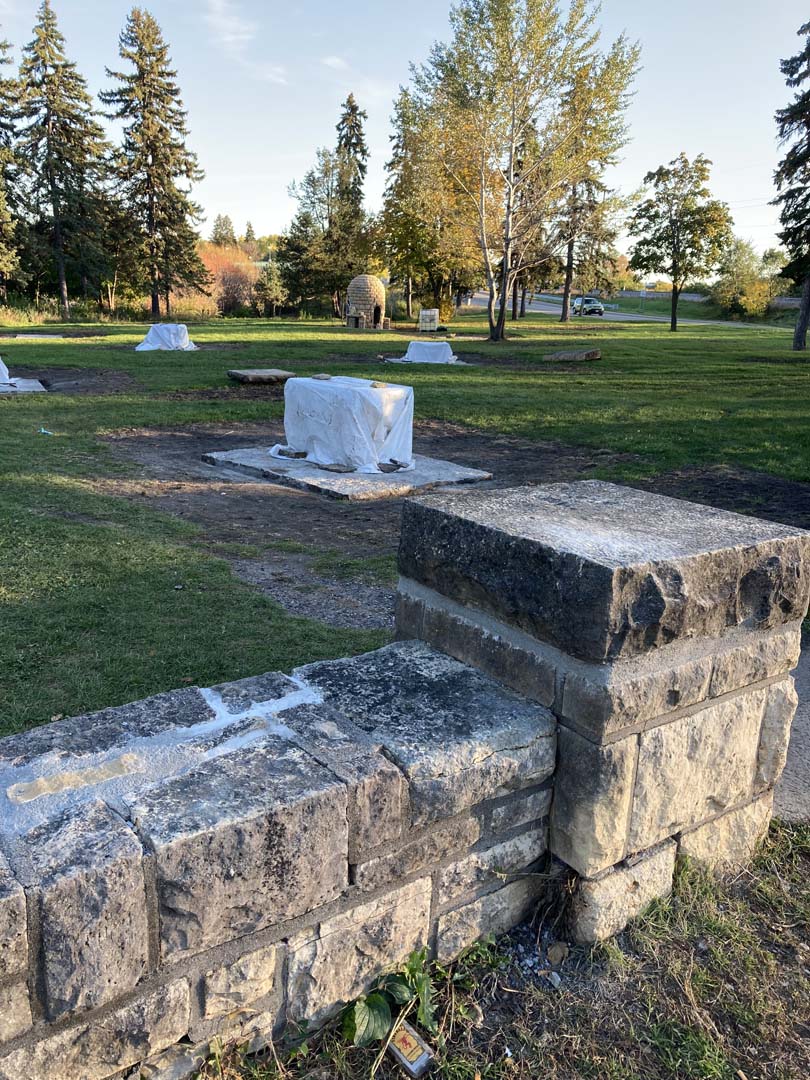 Wall repair and covered tables